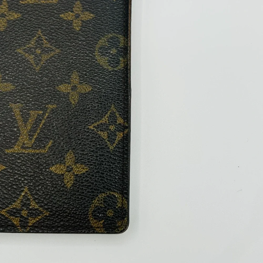 Louis Vuitton Wallet Womens One Size Brown Monogram Long Bifold Credit Card